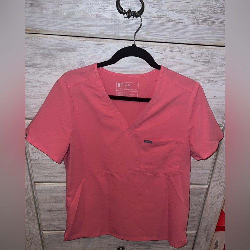 Figs Scrub Set Medium Neon Pink